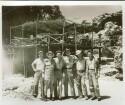 six enlisted men - Sam Shanblott 3rd from right